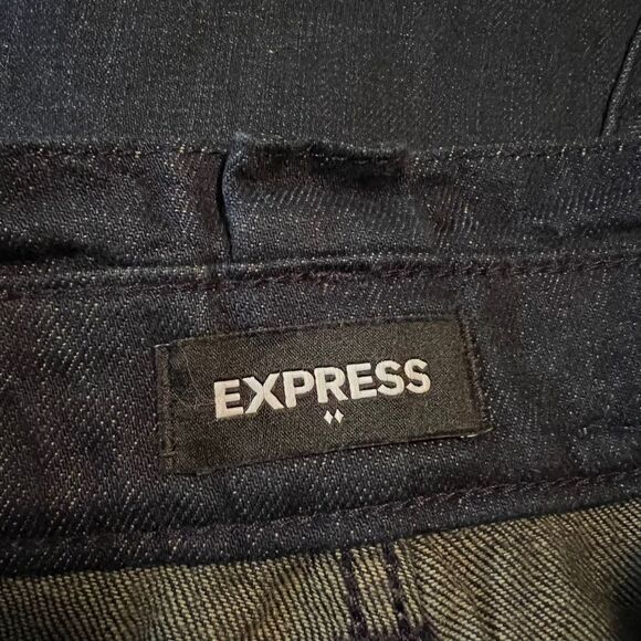 NWT! Dark wash super high rise shortie.‎ - Picture 3 of 9